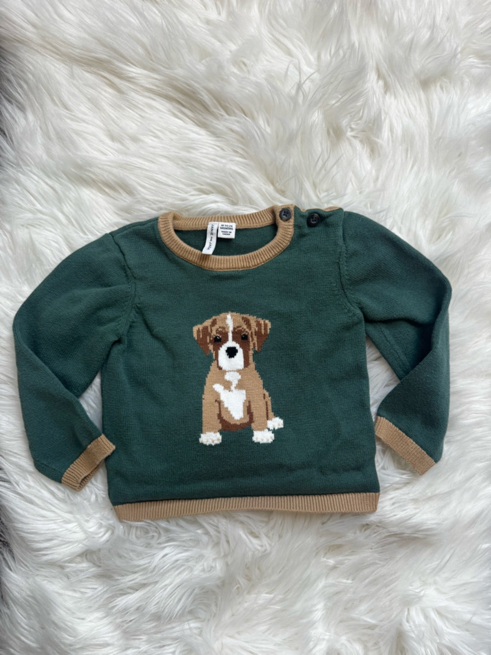 Jaine & Jack dog sweater baby